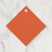 秋の完璧なブレンド カップルシャワー フェイバータグ (裏面)