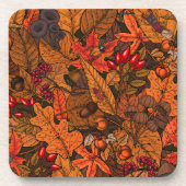 秋の宝物 コースター (正面)