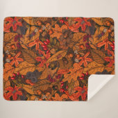 秋の宝物 シェルパブランケット (正面(横))