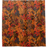 秋の宝物 シャワーカーテン (正面)