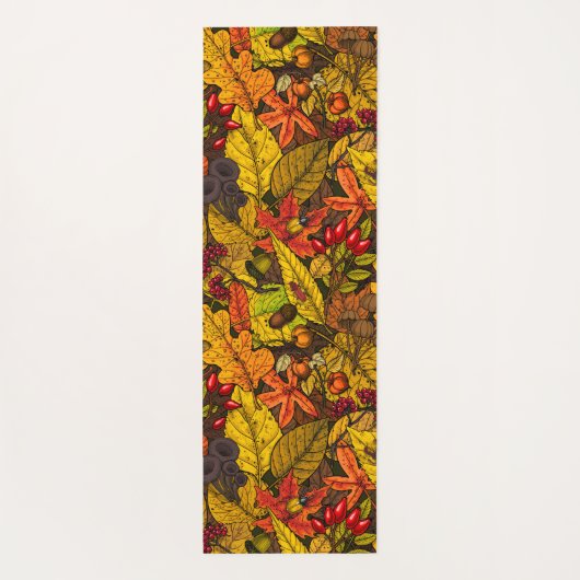 秋の宝物 ヨガマット (裏面)