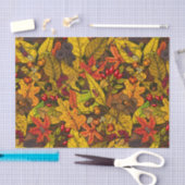 秋の宝物 薄葉紙 (クラフト)