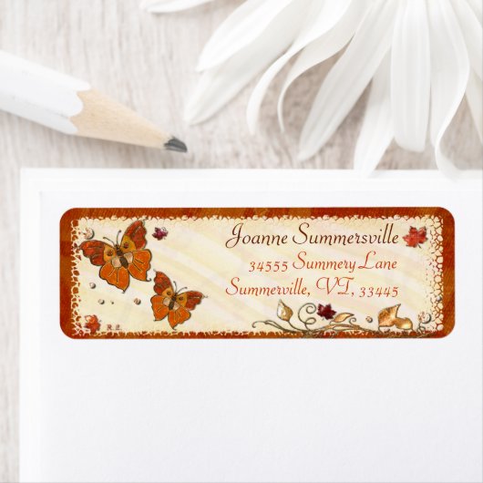 秋の宝石 ラベル (インサイチュ)