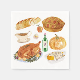 秋の宴 スタンダードカクテルナプキン