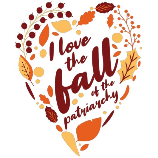 秋の家父長制かわいい季節のフェミニスト Tシャツ