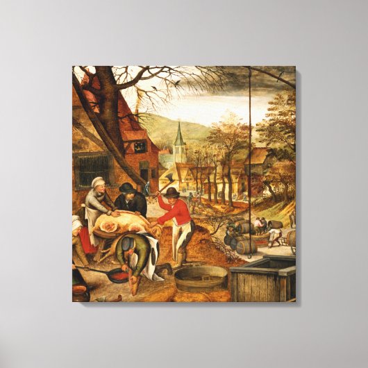 秋の寓話 キャンバスプリント (正面)