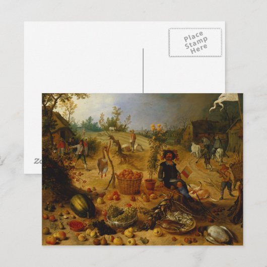 秋の寓話 ポストカード (正面/裏面)