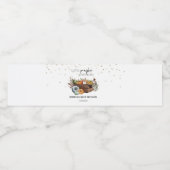 秋の小さなかぼちゃの水の色ベビーシャワー ペットボトルラベル (シングルラベル)