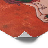 秋の小妖精や小人プリント ポスター (角)