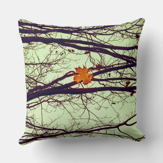 秋の小枝 クッション (裏面)