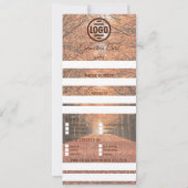 秋の小道教会 コネクションカード 招待状 (裏面)