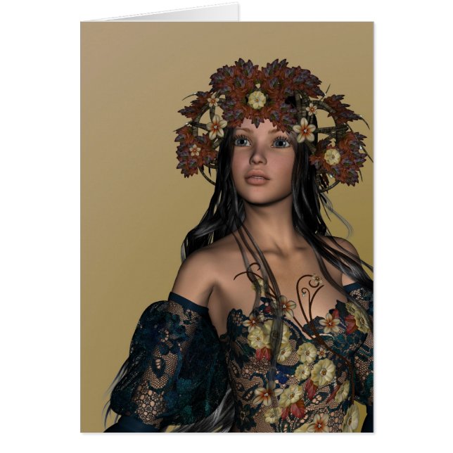 秋の少女 (正面)