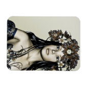 秋の少女 マグネット (横)