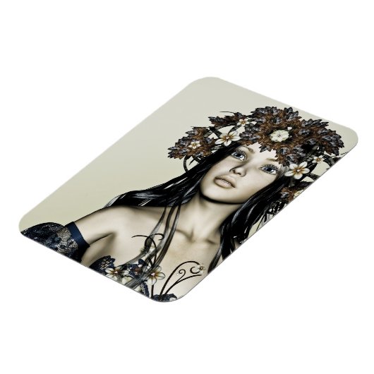 秋の少女 マグネット (左側)