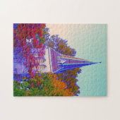 秋の尖塔ジグソーパズル ジグソーパズル (横)