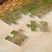 秋の展示会のトラクター ジグソーパズル (側面)