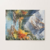 秋の山のパズル ジグソーパズル (横)