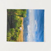 秋の山の景色 タペストリー (正面(横))