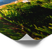 秋の山の景色 ポスター (角)