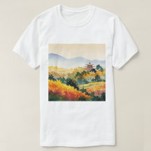 秋の山の風景