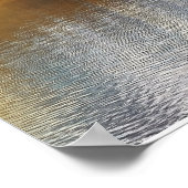 秋の山景色 ポスター (角)