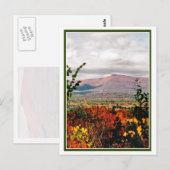 秋の山景色 ポストカード (正面/裏面)