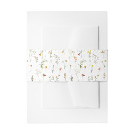 秋の山花結婚式の招待ベリーバンド 招待状ベリーバンド