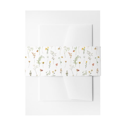 秋の山花結婚式の招待ベリーバンド 招待状ベリーバンド (正面例)