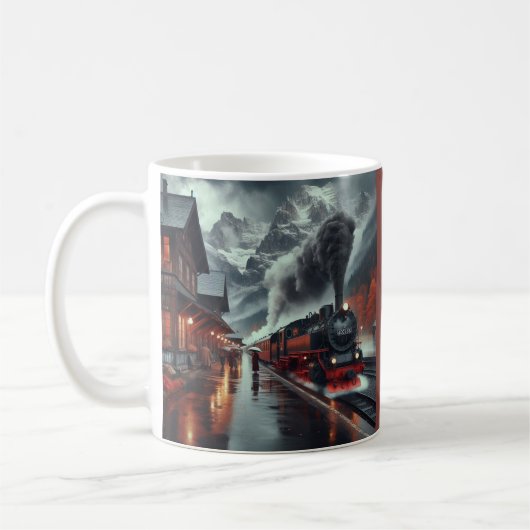 秋の山車旅行 コーヒーマグカップ (左)