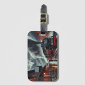 秋の山車旅行 ラゲッジタグ (正面縦)