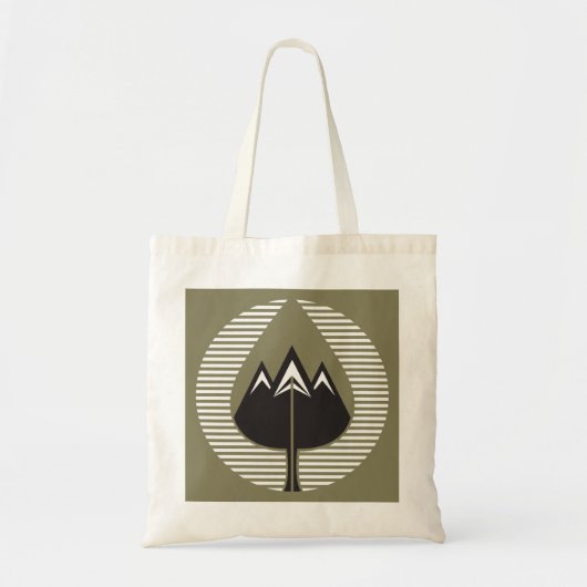 秋の山 トートバッグ (正面)