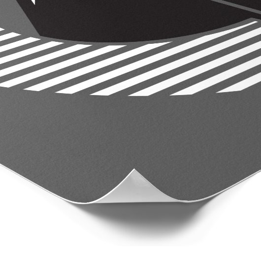 秋の山 ポスター (角)