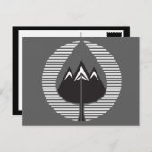 秋の山 ポストカード (正面/裏面)