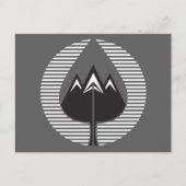 秋の山 ポストカード (正面)