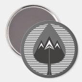 秋の山 マグネット (正面/裏面)