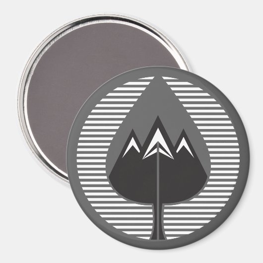 秋の山 マグネット (正面/裏面)