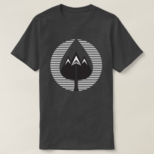 秋の山 Tシャツ (デザイン正面)