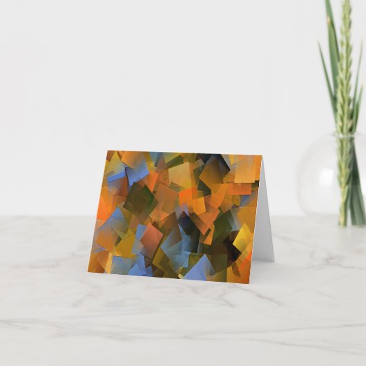 秋の川で….. カード (正面)