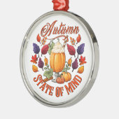 秋の州 メタルオーナメント (左)