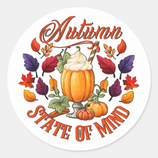 秋の州 ラウンドシール (正面)