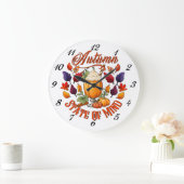 秋の州 ラージ壁時計 (ホーム)