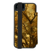 秋の巨木の黄色 INCIPIO iPhoneウォレットケース (フォリオ裏面)