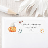 秋の帽子 ラベル (インサイチュ)