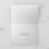 秋の干し草 カード (内部)