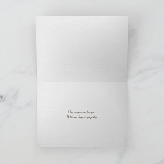 秋の干し草 カード (内部)