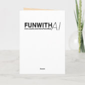 . .秋の平和リラックスな季節を祈る カード (裏面)