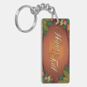 秋の幸せなキー チェーン キーホルダー (正面左)