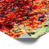 秋の幻想的な色で ポスター (角)