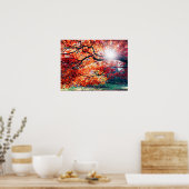 秋の幻想的な色で ポスター (キッチン)