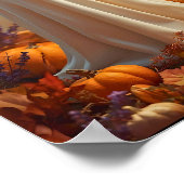 秋の幽霊 – コージーハロウィーン&秋ポスター ポスター (角)